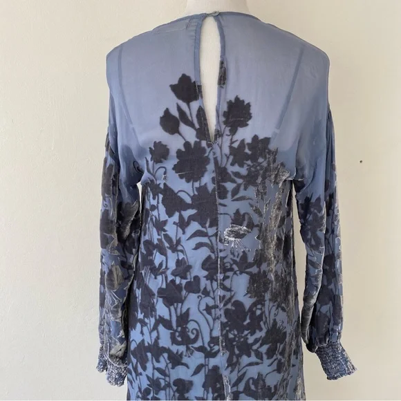 Johnny Was/ For love&Liberty Sheer Velvet Floral Dress